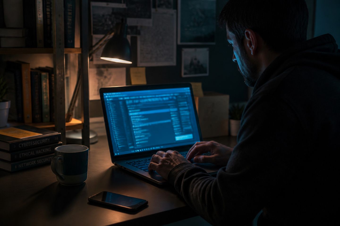 A user configuring Tor bridges in a cozy home office setup.